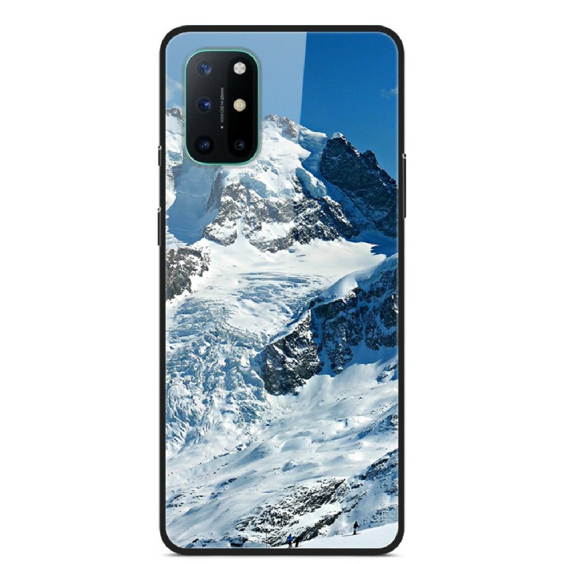 Other - Coque en TPU combinaison de verre d'impression de motif montagne enneigée pour votre OnePlus 8T - Coque, étui smartphone