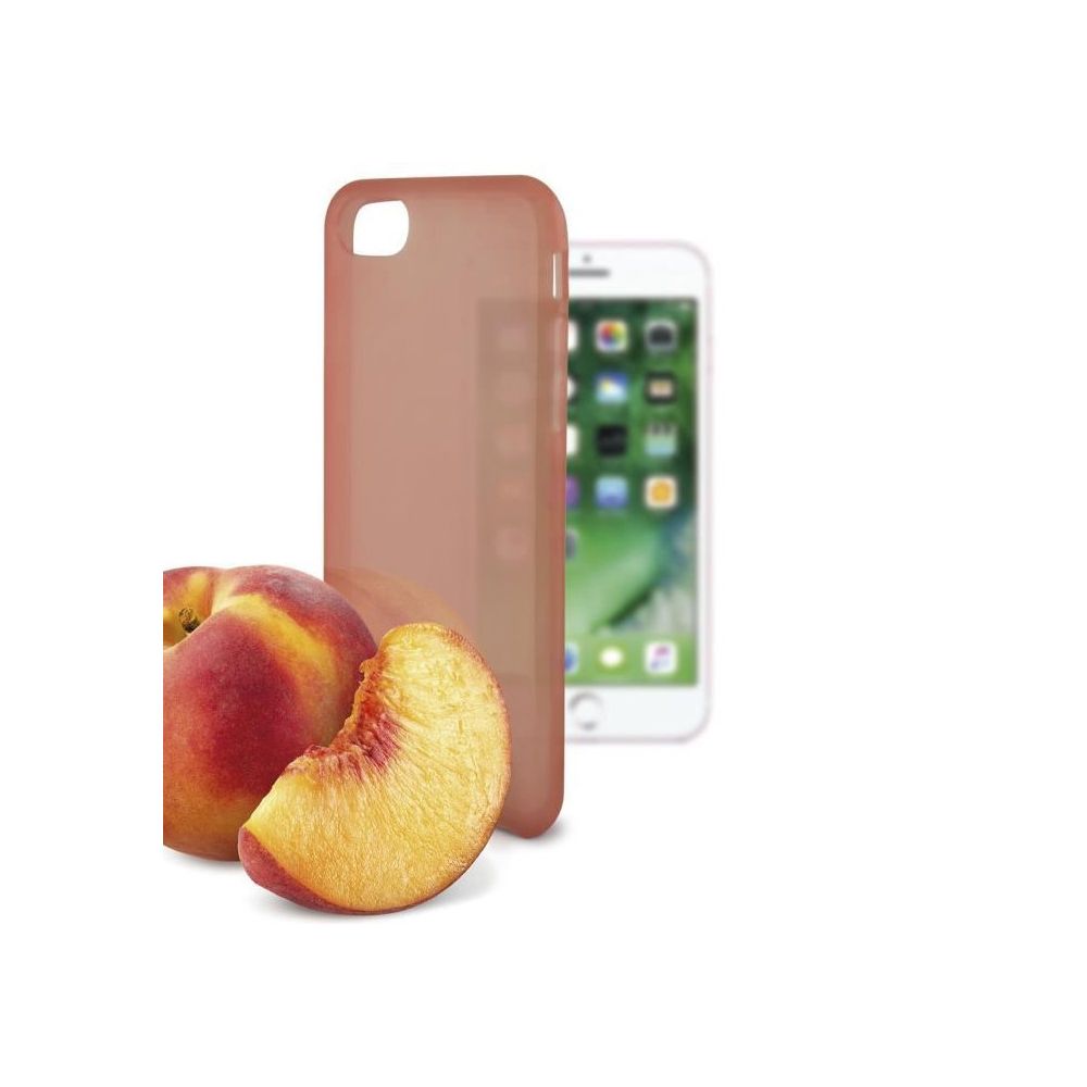marque generique - KSIX Coque de protection Sense Aroma - Parfum Peche pour Iphone 7 Orange - Coque, étui smartphone