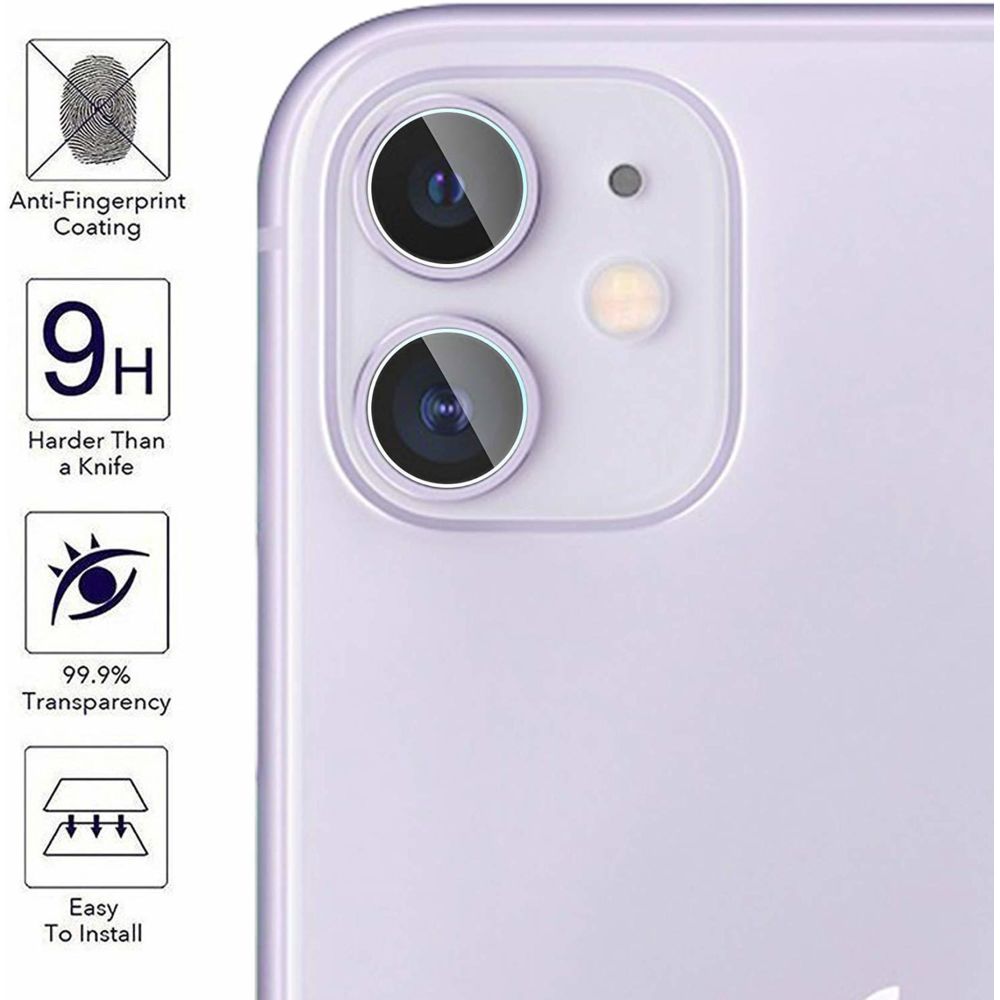 Cabling - CABLING® compatible avec iPhone 11 Protecteur d'objectif de caméra Protecteur [Anti-Scratch] Haute définition avec Bord Arrondi 2.5D - Autres accessoires smartphone