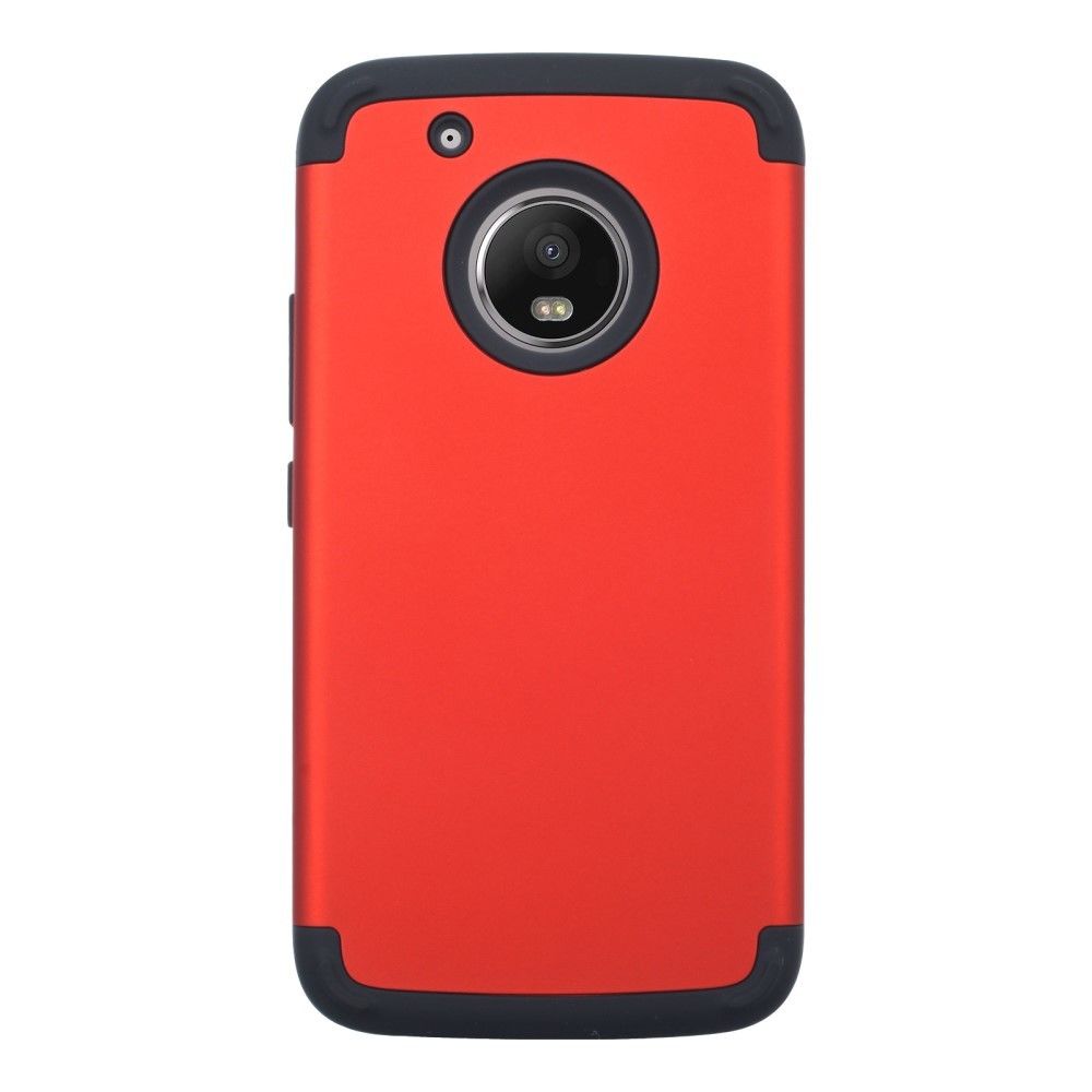 marque generique - Coque en TPU antichoc amovible rouge hybride pour Motorola Moto G5 Plus - Autres accessoires smartphone
