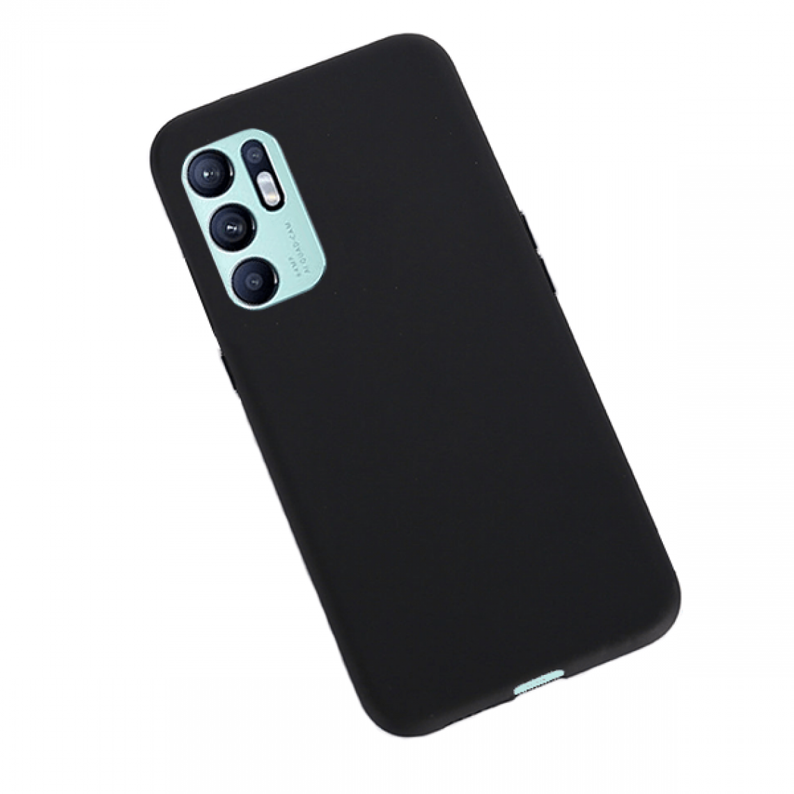 Phonecare - Coque en Silicone Liquide Oppo Reno6 Pro 5G - noir - Coque, étui smartphone