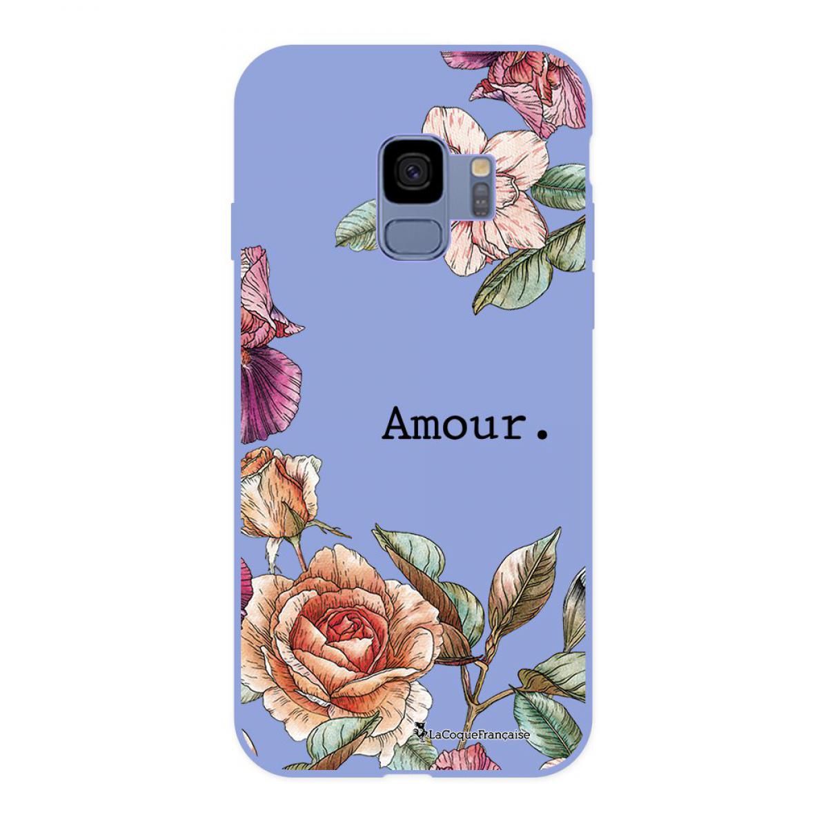 La Coque Francaise - Coque Samsung Galaxy S9 Silicone Liquide Douce lilas Amour en fleurs La Coque Francaise. - Coque, étui smartphone