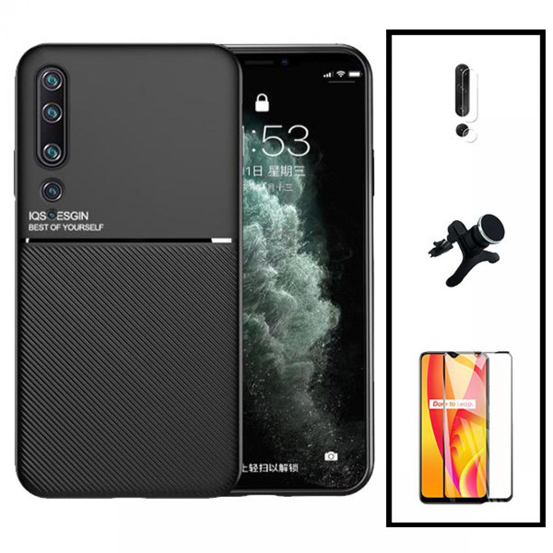 Phonecare - Kit Coque Magnetic Lux + 5D Full Cover + Support de Voiture Magnétique Renforcé - Xiaomi Mi Note 10 Pro - Coque, étui smartphone