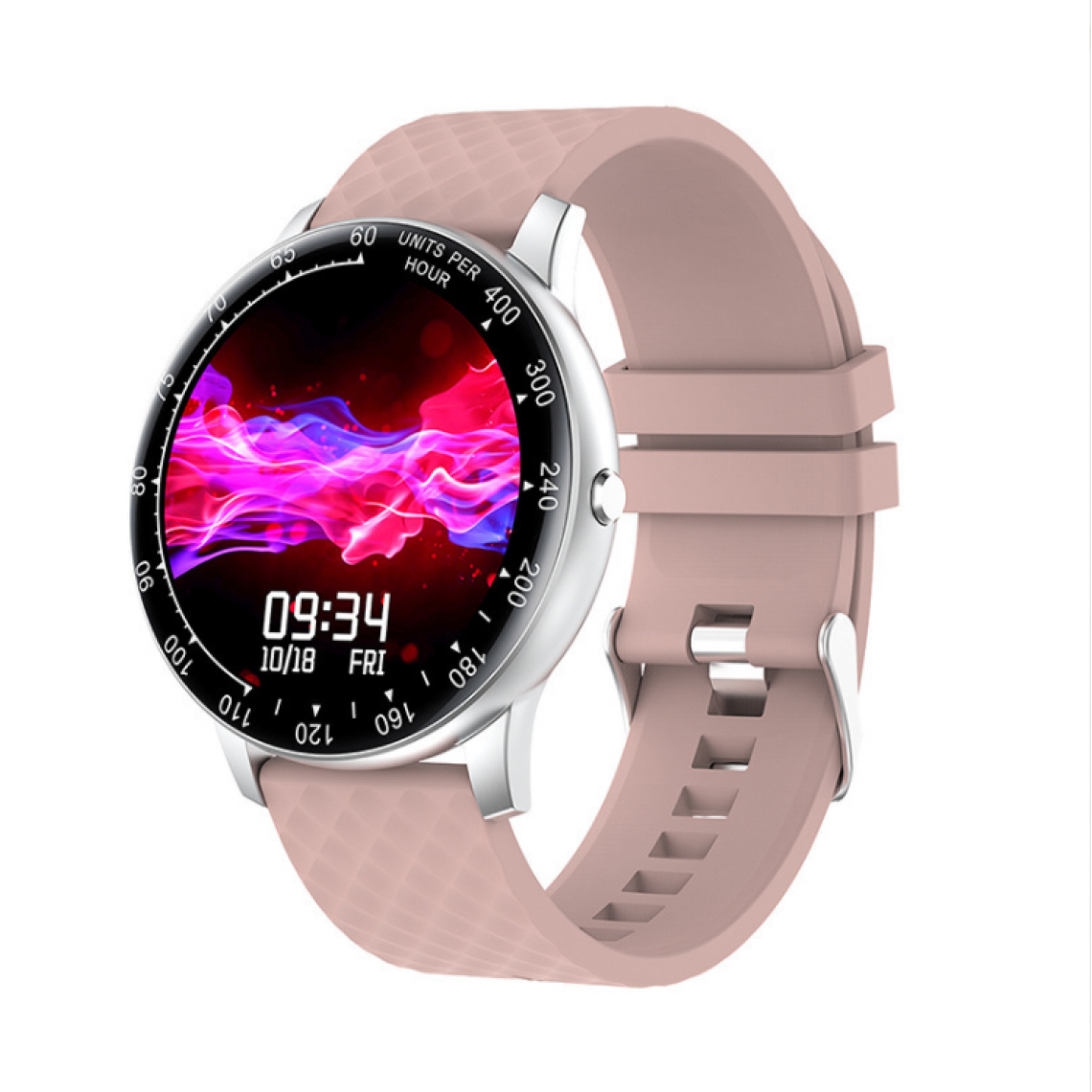 Chronotech Montres - Chronus Smart Watch H30 ï¼with Heart Rate Blood Pressure Monitor ï¼for Men and Womenï¼pinkï¼ - Montre connectée
