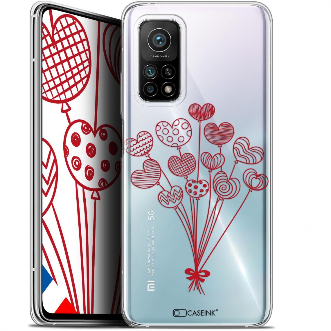 Caseink - Coque Pour Xiaomi Mi 10T / 10T Pro 5G (6.67 ) [Gel HD Collection Love Saint Valentin Design Ballons d'amour - Souple - Ultra Fin - Imprimé en France] - Coque, étui smartphone