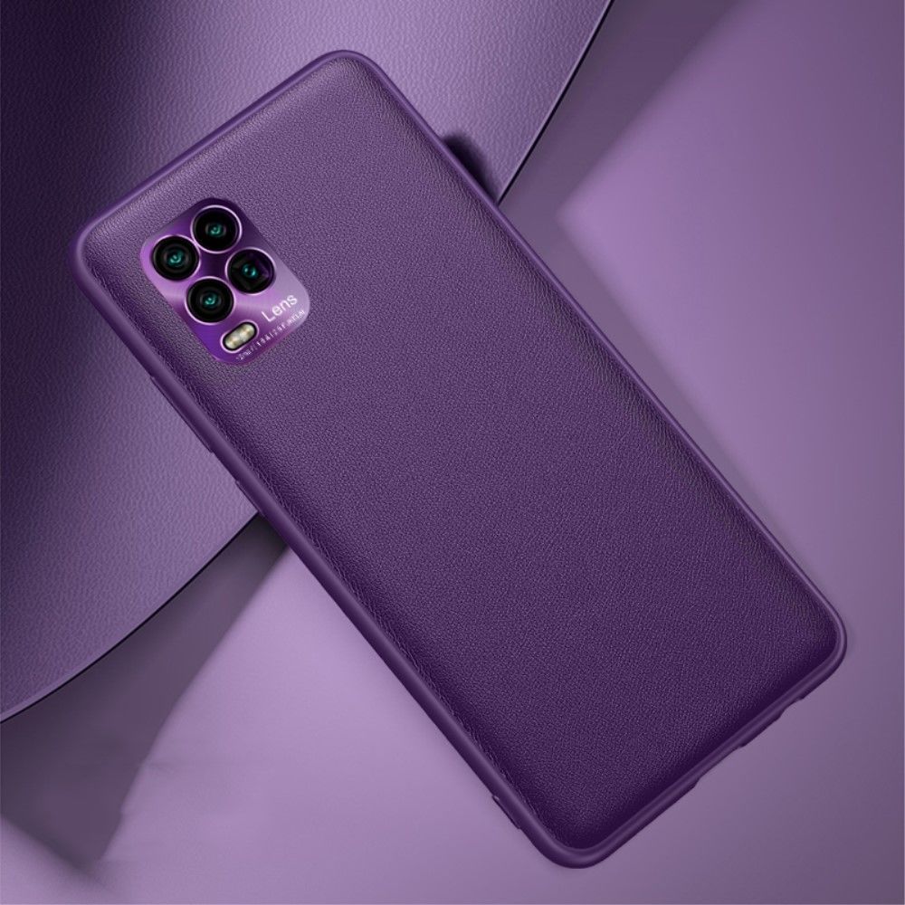 Generic - Coque en TPU CD veines avec caméra violet pour votre Xiaomi Mi 10 Lite 5G - Coque, étui smartphone