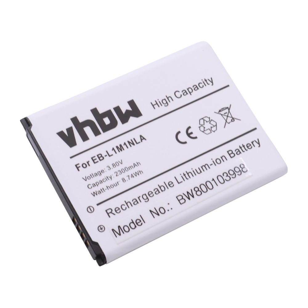 Vhbw - Batterie Li-Ion 2300mAh (3,7 V) pour Samsung ATIV Odyssey, ATIV S GT-I8370, ATIV S GT-I8750 (16GB), GT-I8750 32GB, ATIV S SCH-I919U. - Batterie téléphone