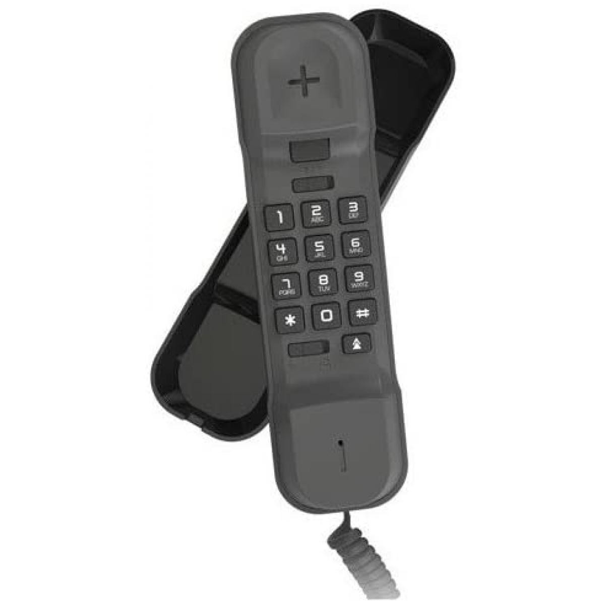 Alcatel - telephone analogique Noir - Téléphone fixe filaire