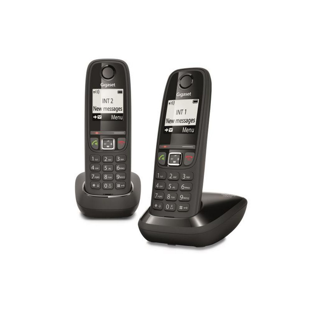 Gigaset - gigaset - as470 duo noir - Téléphone fixe sans fil