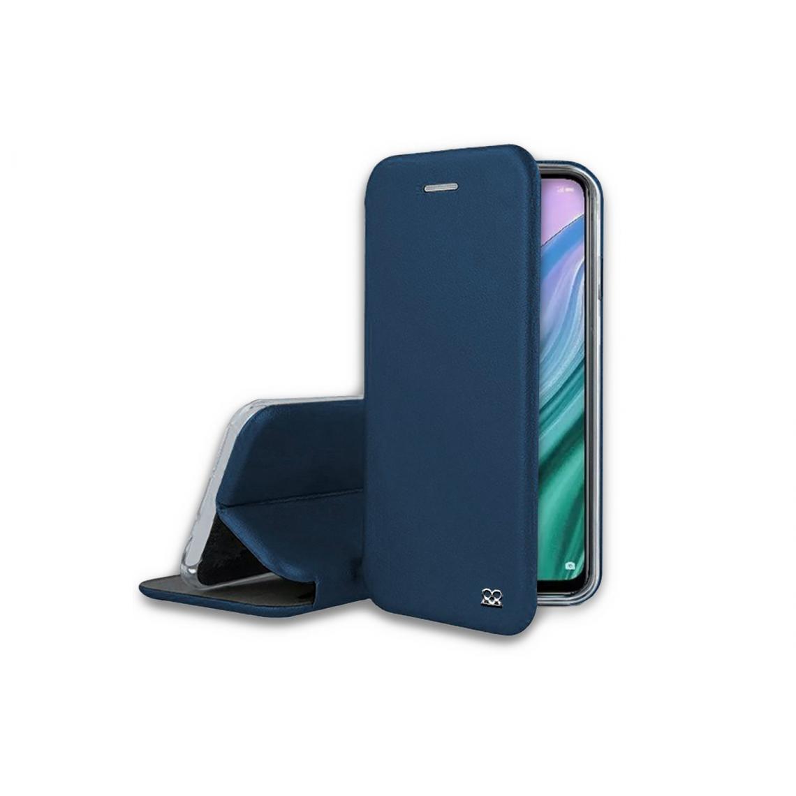 Ibroz - Ibroz Etui en cuir bleu et Verre - Autres accessoires smartphone