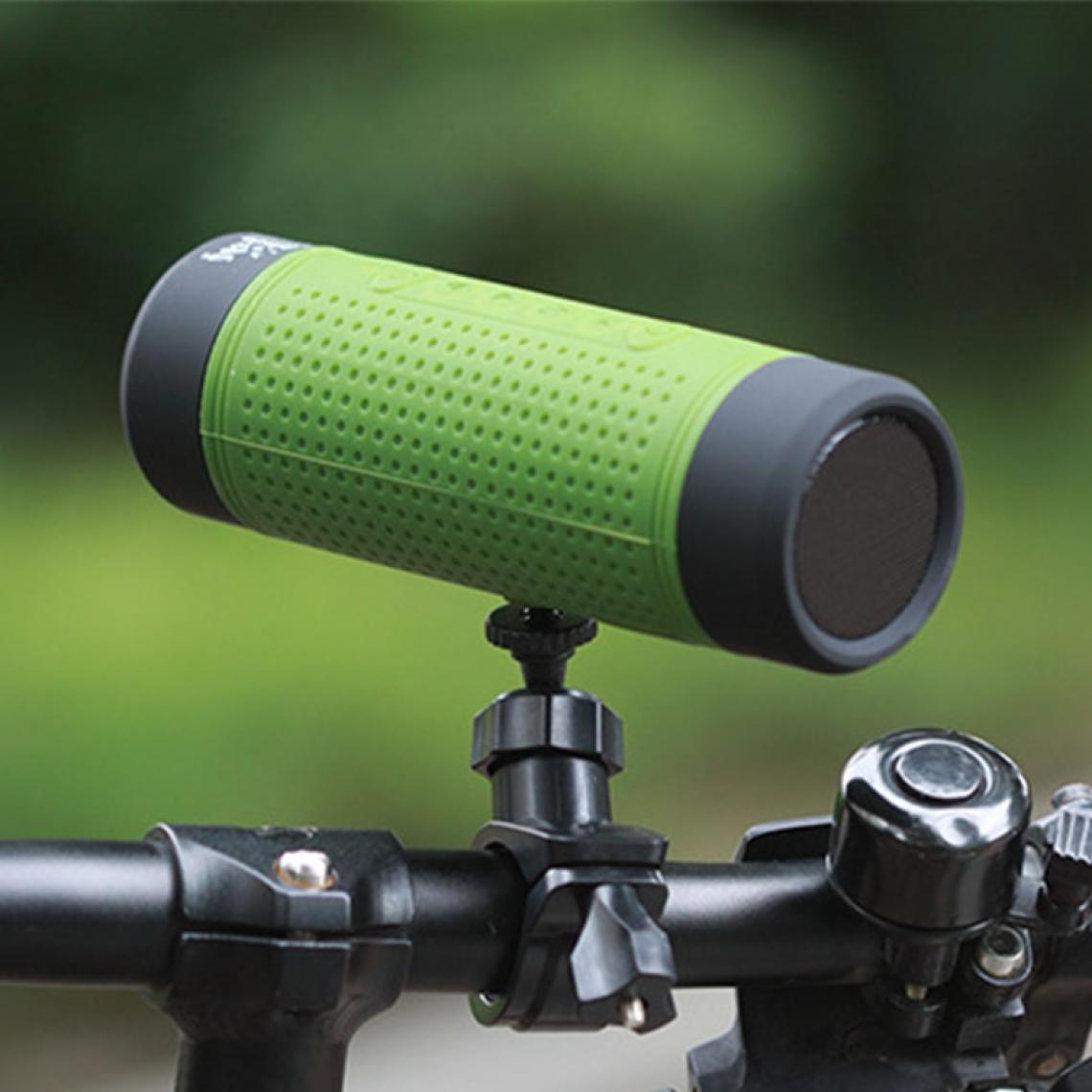 Universal - Haut-parleurs Bluetooth Haut-parleurs portables sans fil extérieurs Système audio Subwoofer de vélo Lumière LED de haut-parleur de vélo Equitation Musique | Haut-parleur portable (vert) - Hauts-parleurs