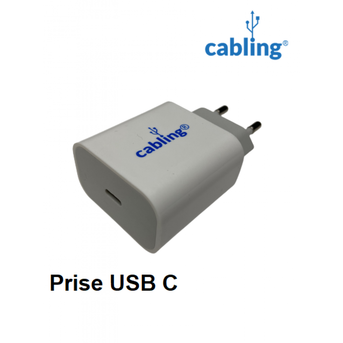 Cabling - CABLING® Chargeur Adaptateur Secteur USB C 20W Compatible pour iPhone 12 / 12min / 12Pro / 12Pro Max, Chargeur PD Chargeur Rapide pour iPad Pro AirPods - Chargeur secteur téléphone