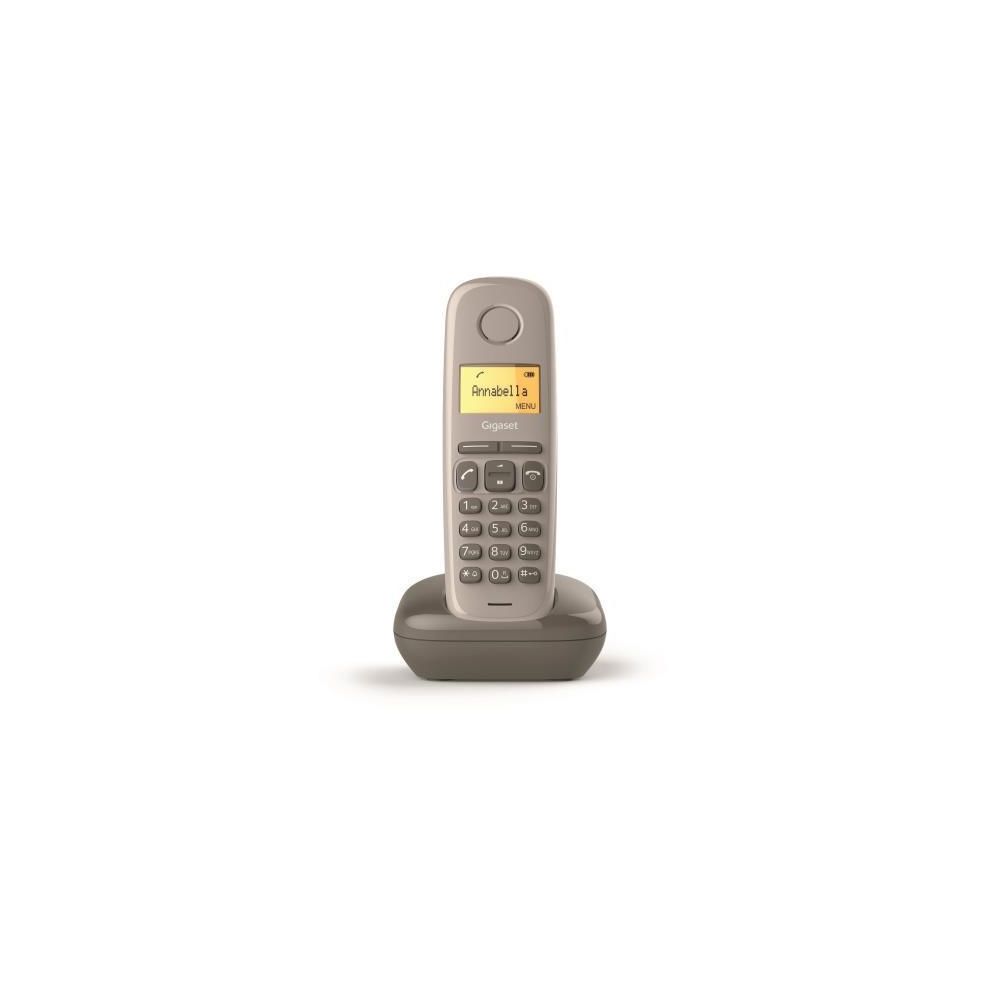 Gigaset - A170 Marron - Téléphone fixe sans fil