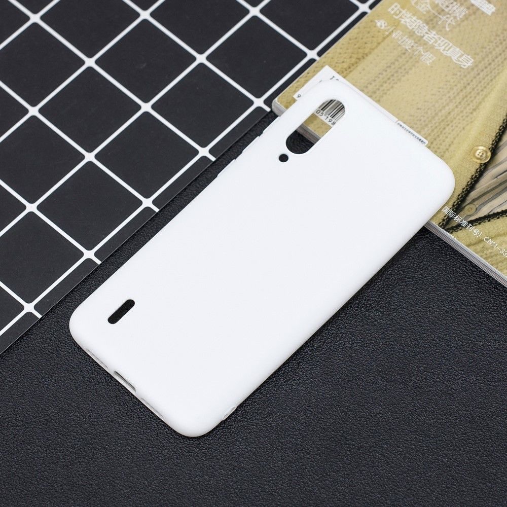 marque generique - Coque en TPU couleur de bonbon souple blanc pour votre Xiaomi Mi CC9/Mi CC9 Meitu Edition - Coque, étui smartphone