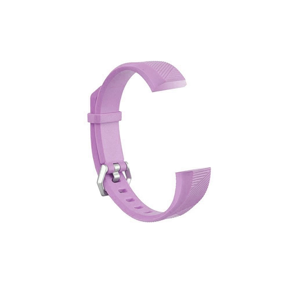 Wewoo - Bracelet pour montre connectée Dragonne en Sergé de Silicone Enfants FITBIT ACE Violet Clair - Bracelet connecté