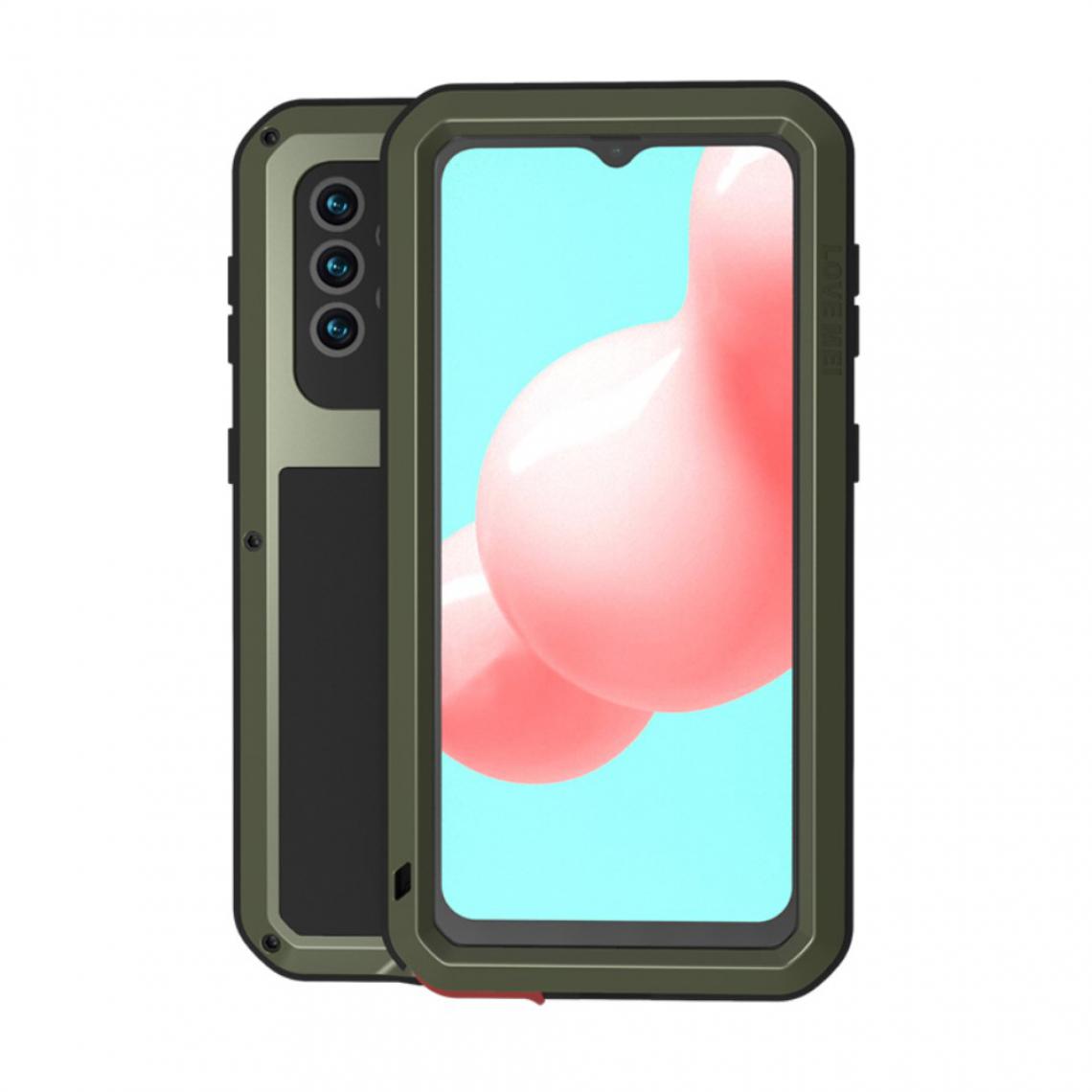 Other - Coque en silicone + métal Antichoc Antichute Antipoussière Puissant vert armé pour votre Samsung Galaxy A32 5G - Coque, étui smartphone