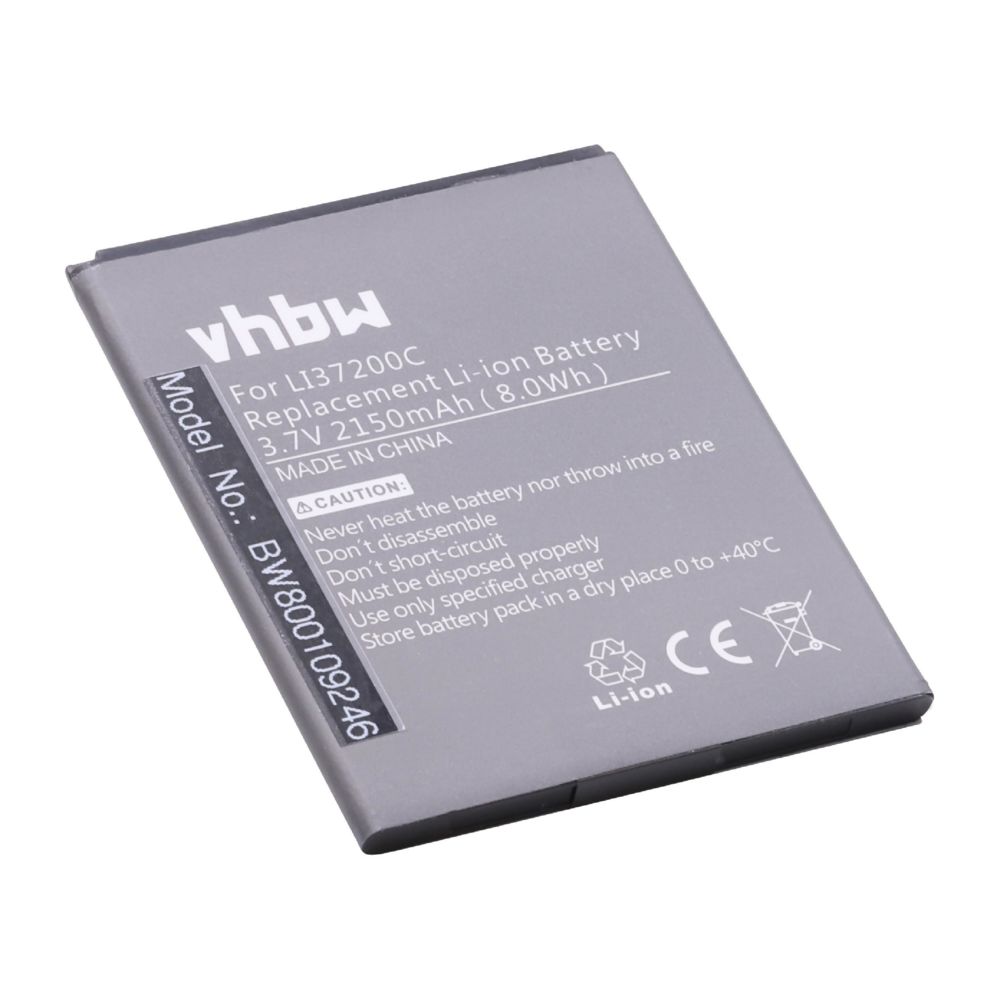 Vhbw - vhbw Li-Ion Batterie 2150mAh (3.7V) pour téléphone portable, smartphone Hisense E968, EG970, HS-E968, HS-EG970, HS-T968, HS-T970 comme LI37200C. - Batterie téléphone