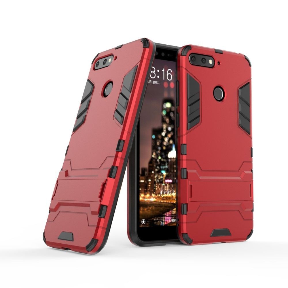 marque generique - Coque en TPU garde cool rouge pour votre Huawei Honor 7A/Honor 7A Pro/Enjoy 8E - Autres accessoires smartphone