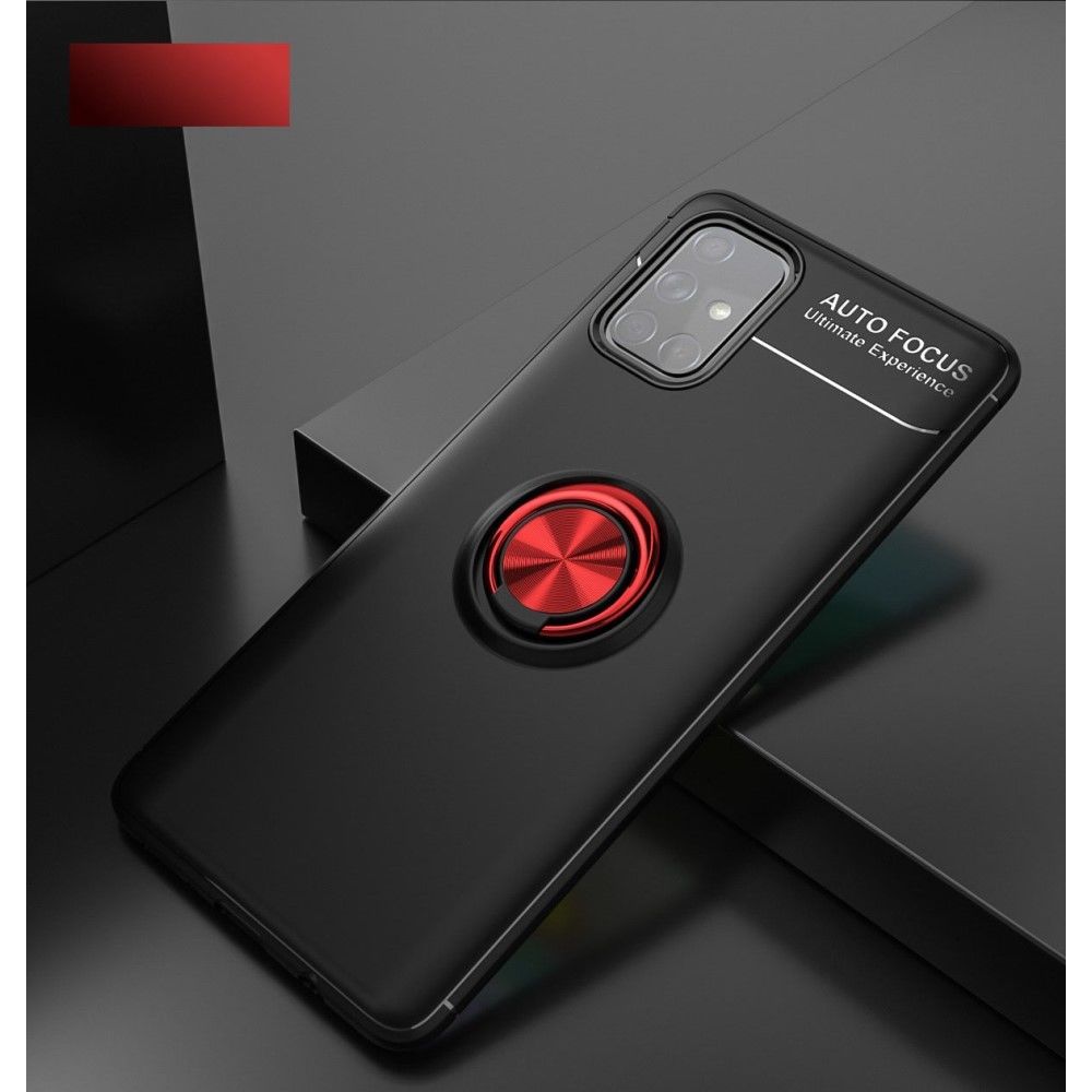 Generic - Coque en TPU + métal avec béquille noir/rouge pour votre Samsung Galaxy A71 5G SM-A716 - Coque, étui smartphone