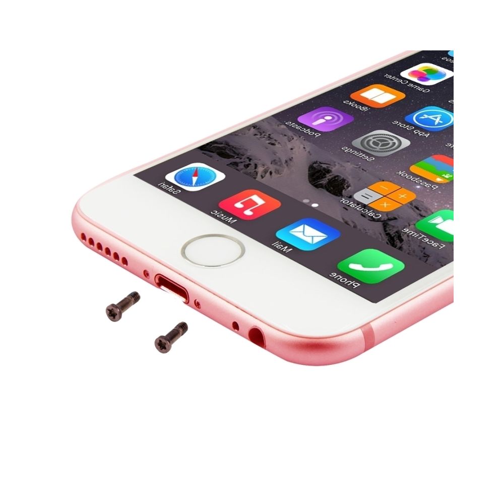 Wewoo - Pour iPhone 6s & 6s or rose plus vis de port de charge universelles 100 PCS pièce détachée - Autres accessoires smartphone