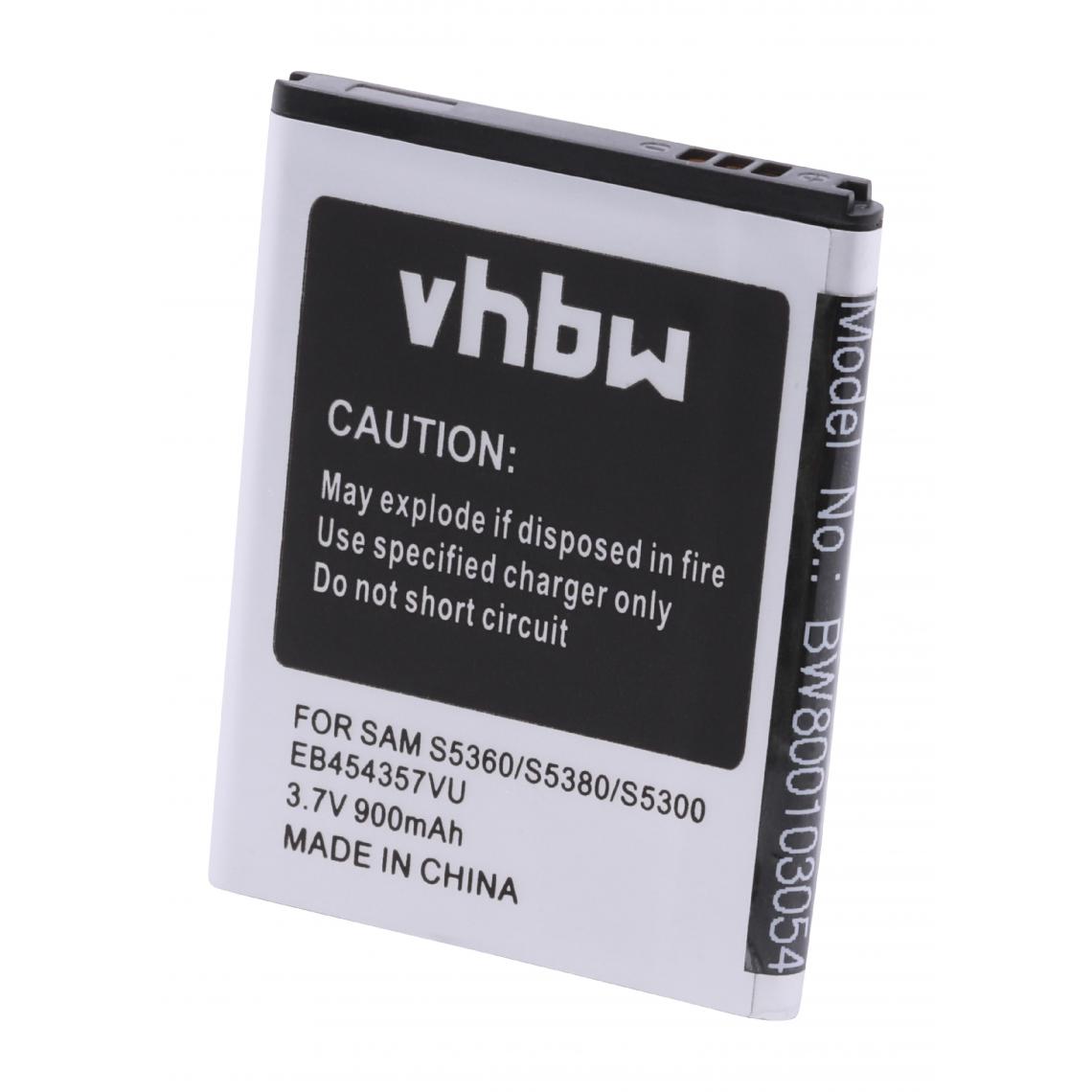 Vhbw - vhbw Batterie compatible avec Samsung Galaxy Young Y, Y Pro smartphone (1000mAh, 3,7V, Li-ion) - Batterie téléphone
