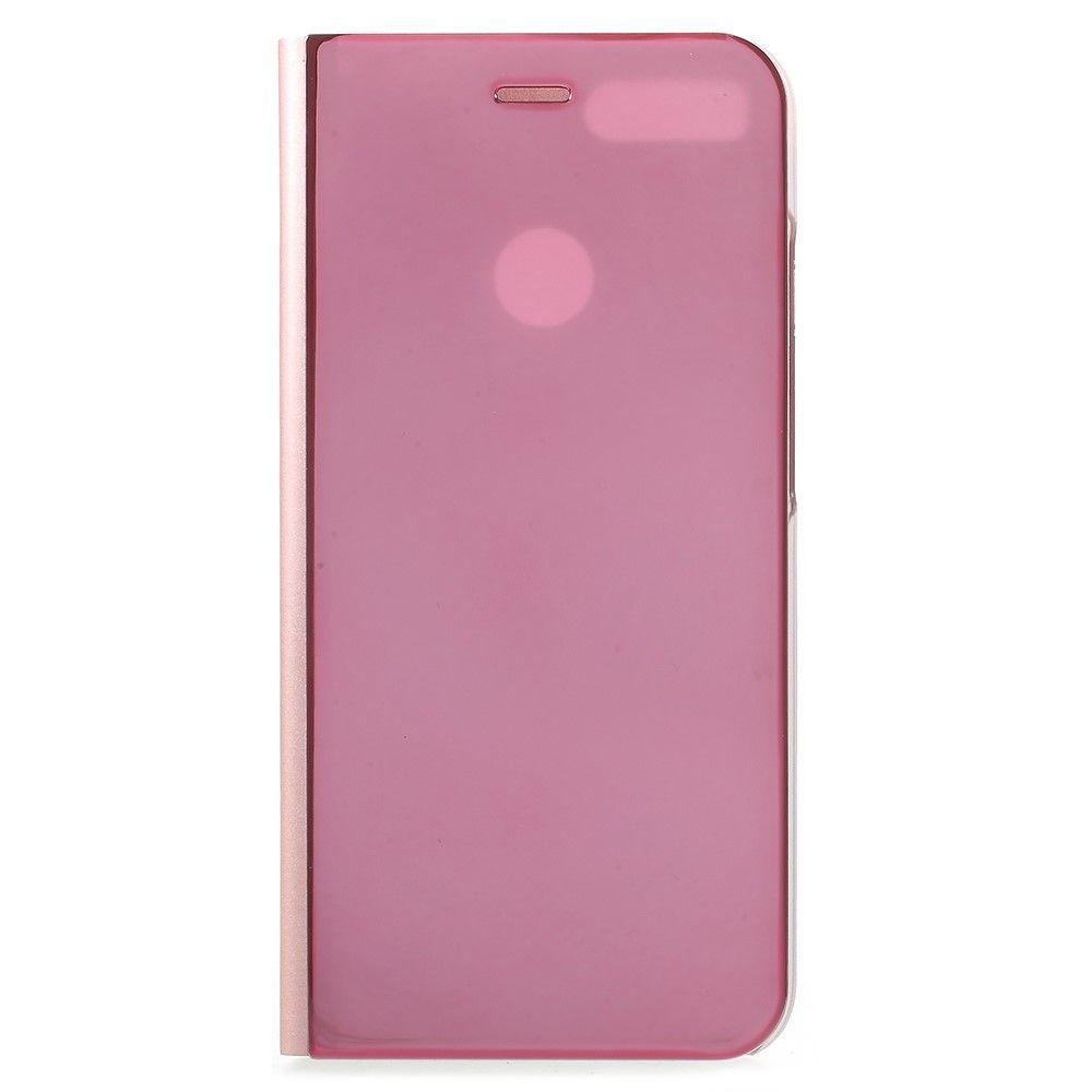 marque generique - Etui en PU voir la surface de miroir fenêtre or rose pour votre Xiaomi Mi A1/Mi 5X - Autres accessoires smartphone
