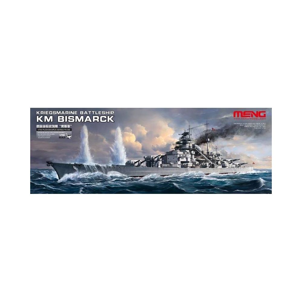 Meng - Maquette Bateau Kriegsmarine Battleship Km Bismarck - Bateaux