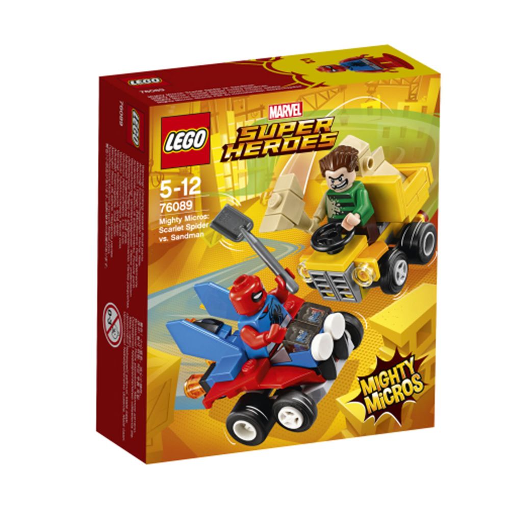 Lego - LEGO® Marvel Super Heroes - Mighty Micros : Scarlet Spider contre Sandman - 76089 - Briques Lego