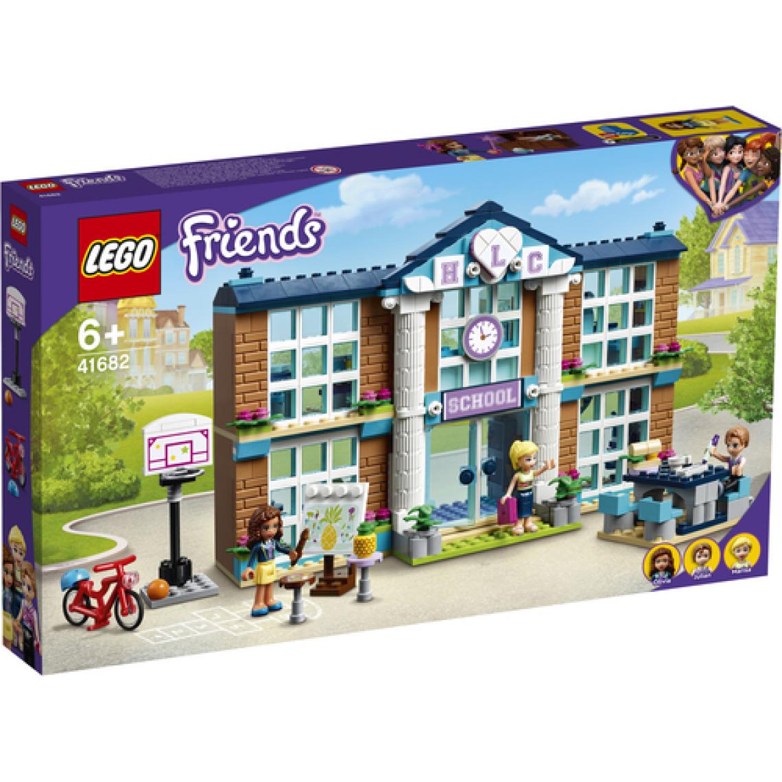 Lego - LEGO Friends 41682 L'école de Heartlake City – Salle de Classe et Professeur avec Mini Poupée Olivia - Briques Lego