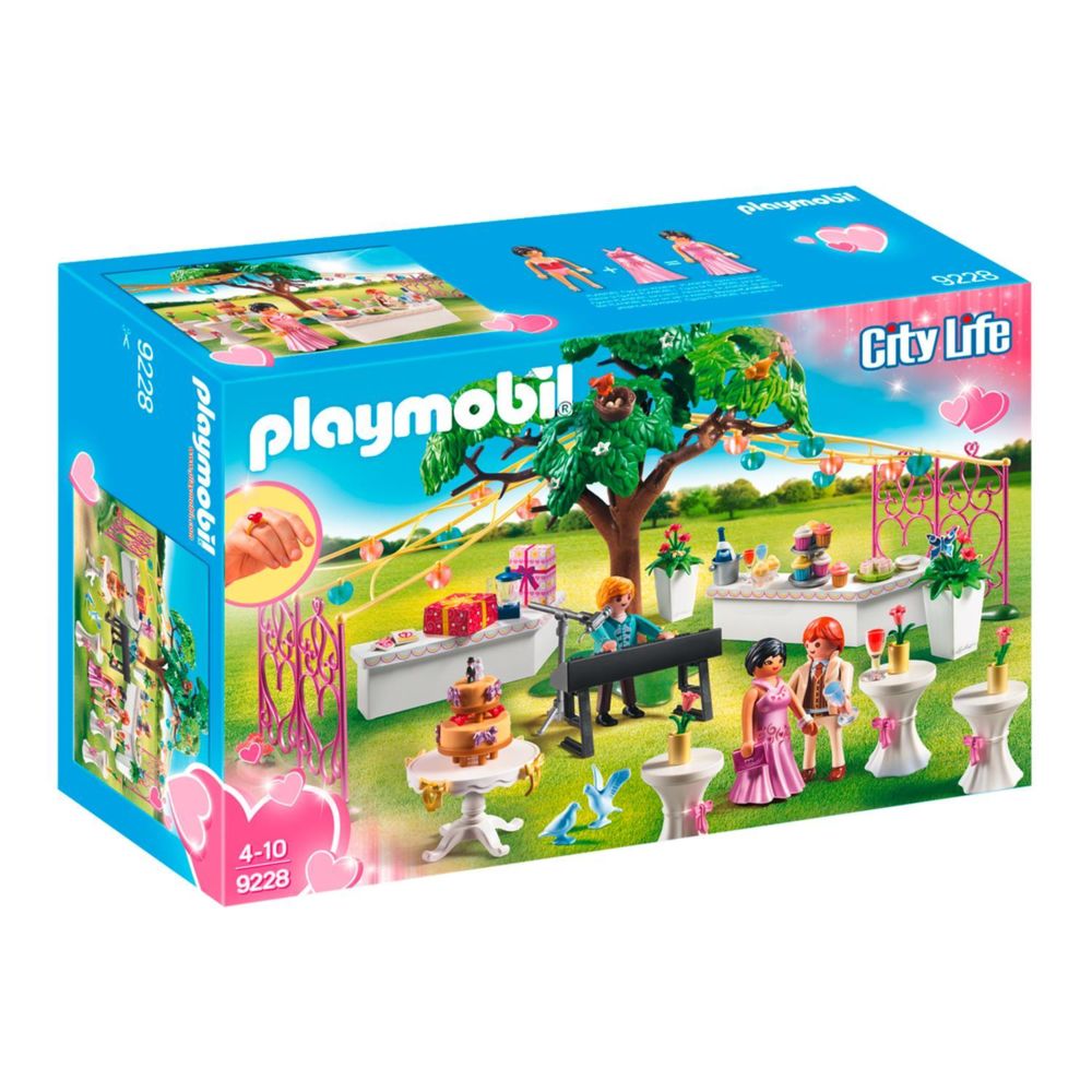 Playmobil - PLAYMOBIL 9228 City Life - Espace cocktail de mariage - Playmobil