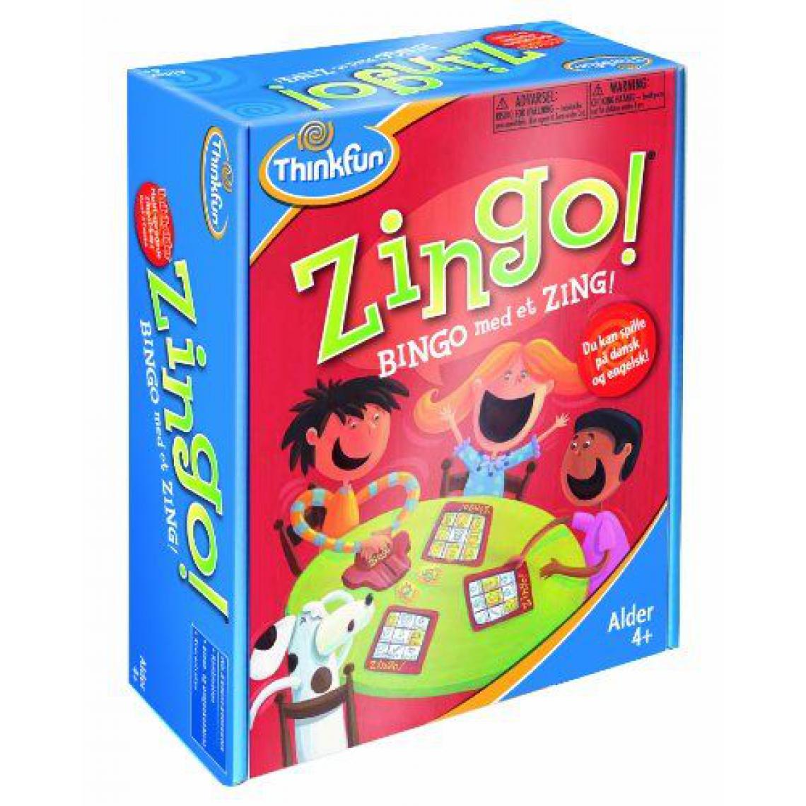 Think Fun - ThinkFun "Zingo" Jeu de cartes (Multicolore) - Les grands classiques