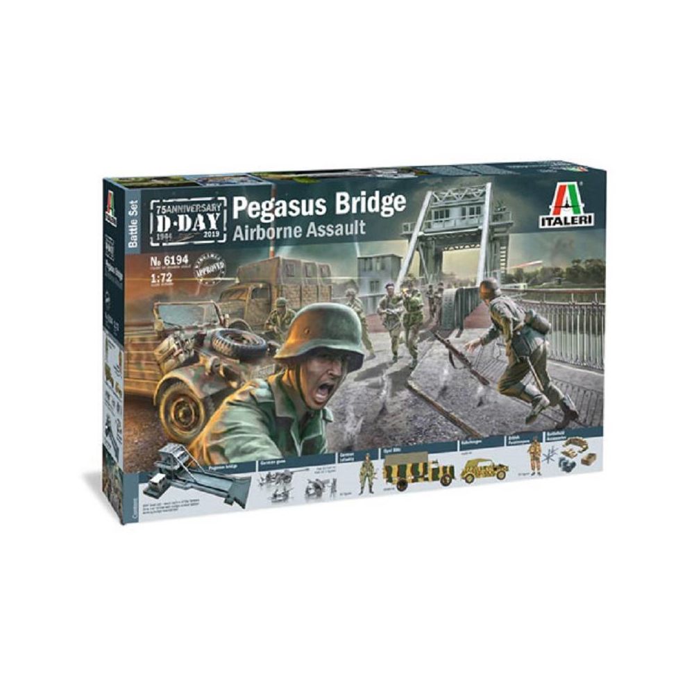 Italeri - Pegasus Bridge - Airborne Assault D.day 75°ann.1944-2019 - Décor Modélisme - Accessoires maquettes
