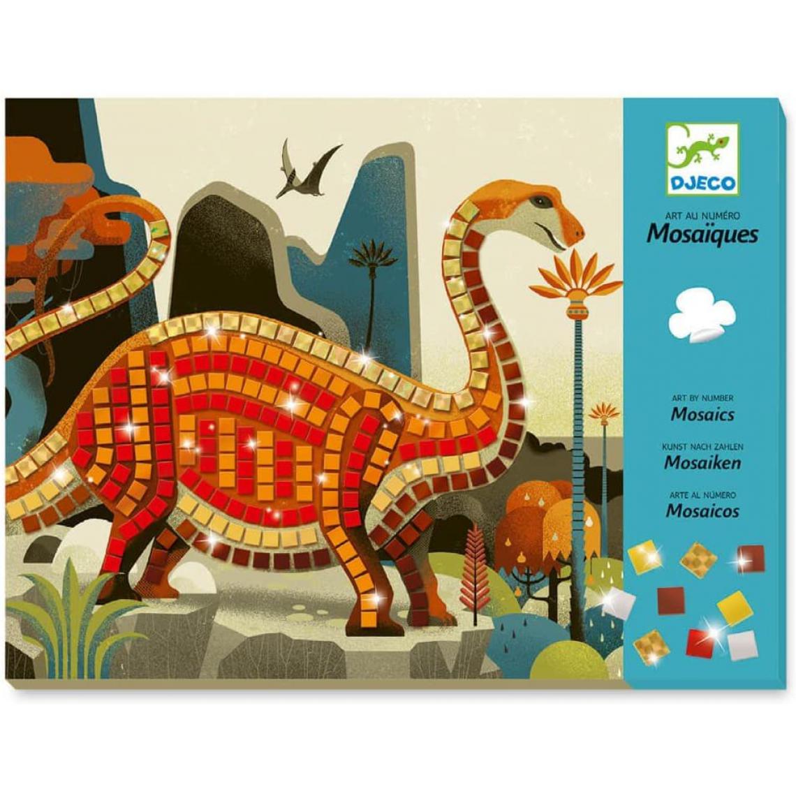 Djeco - Mosaiques Dinosaures - Image autocollante