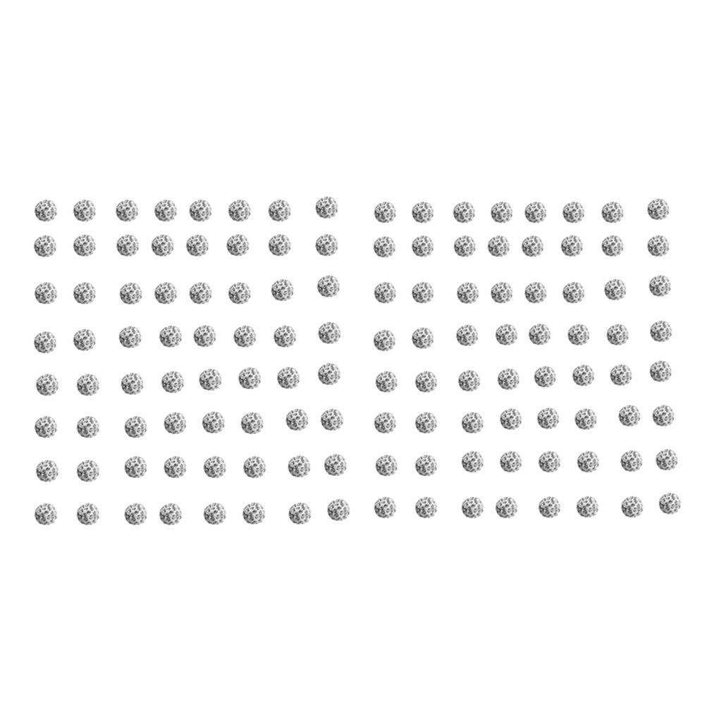 marque generique - Perles d'espace perles lâche colorées verre 10mm - Perles