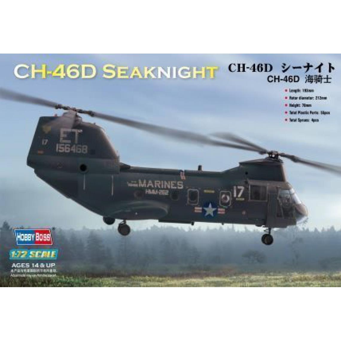 Hobby Boss - American CH-46 ''sea knight'' - 1:72e - Hobby Boss - Accessoires et pièces