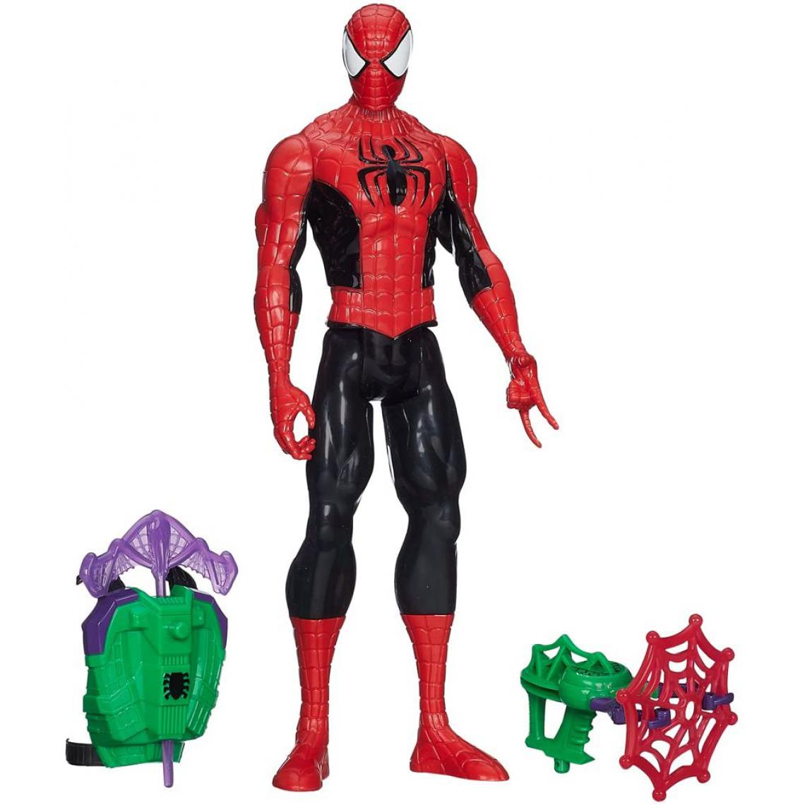 Hasbro - Figurine Spider-Man Titan Heroes Series avec équipement d'attaque Goblin - Films et séries