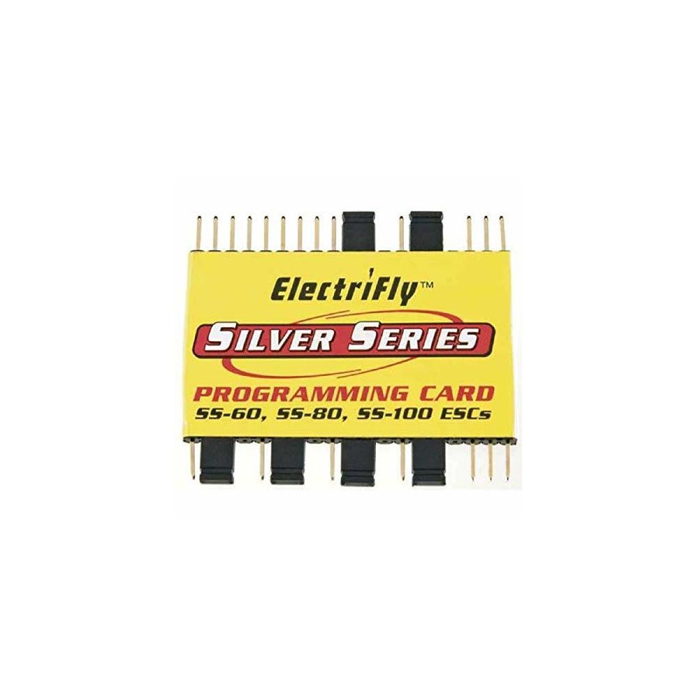 Great Planes - Great Planes ElectriFly Silver Series Programming Card SS-60 SS-80 - Accessoires et pièces