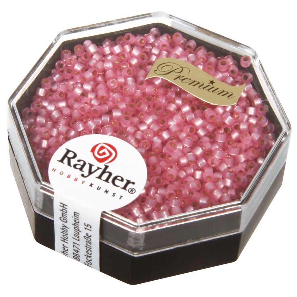 Miyuki - Perle Miyuki Delica 11/0 DB625 éclat de perle : rose chiffon - Miyuki - Perles