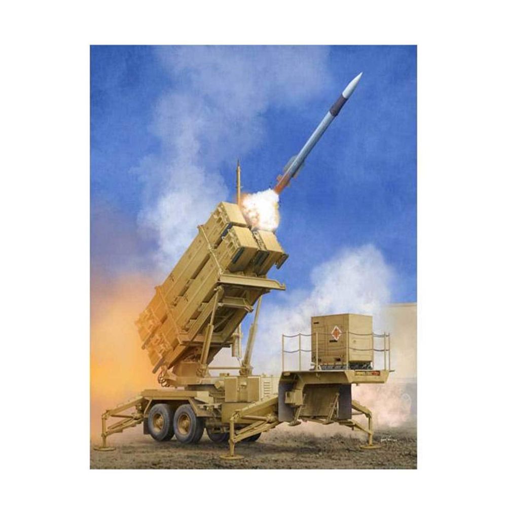 Trumpeter - Maquette Véhicule Militaire : Station de lancement de Missiles w/MIM-104F Patriot - SAM System PAC-3 - Voitures