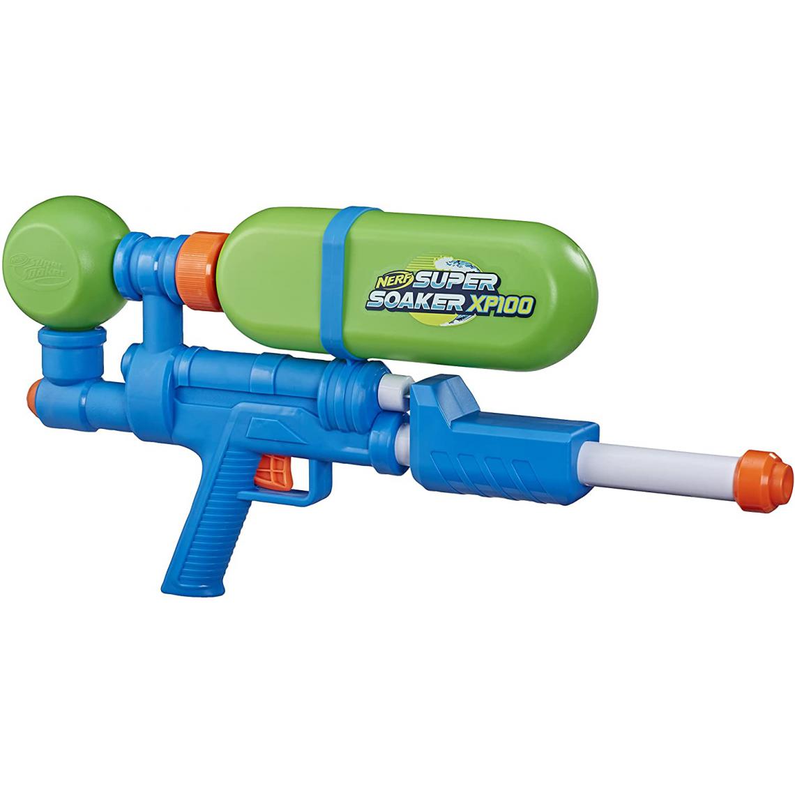 Nerf - pistolet a eau super Soaker XP100 vert bleu - Jeux d'adresse