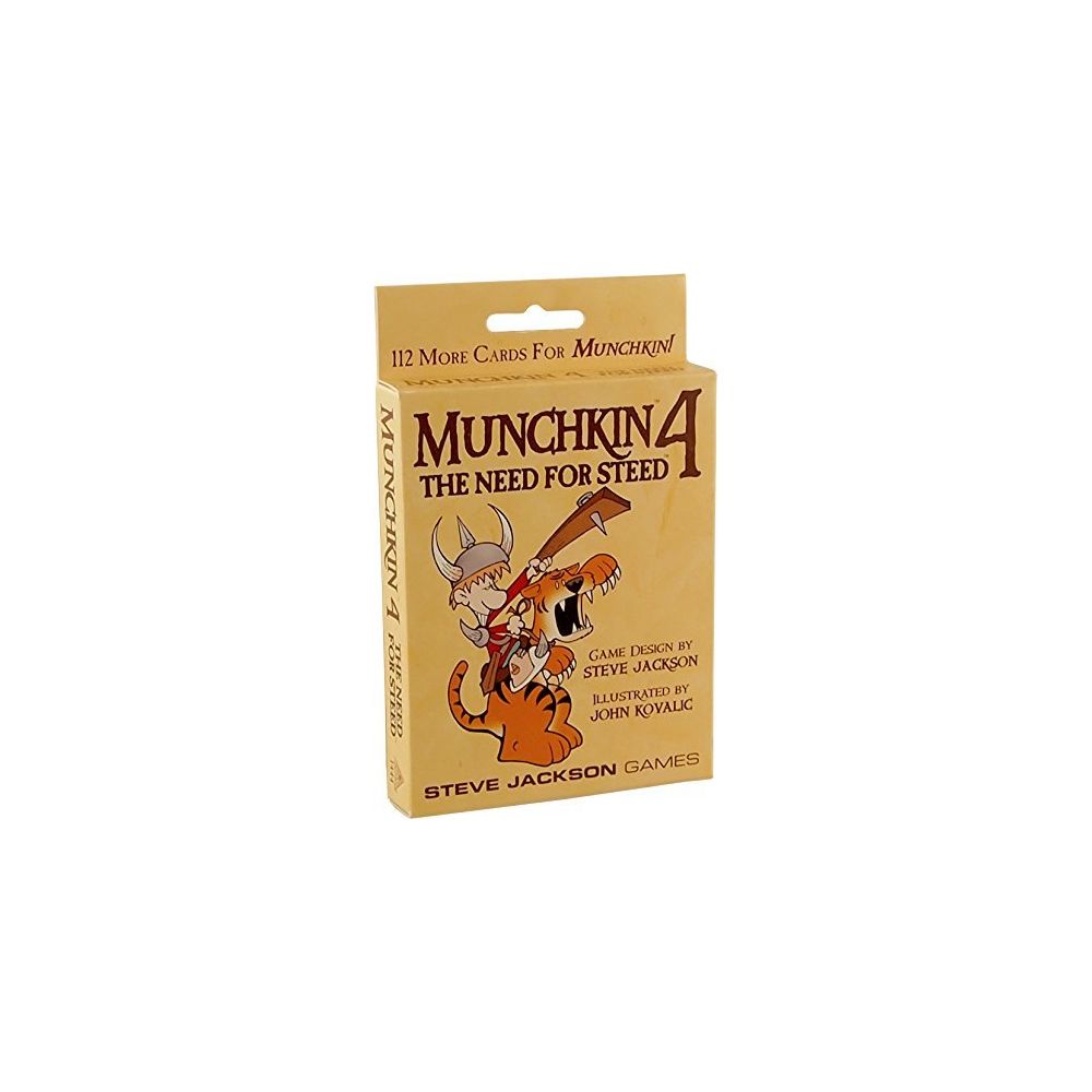 Steve Jackson Games - Munchkin 4 Need for Steed expansion - Jeux de cartes