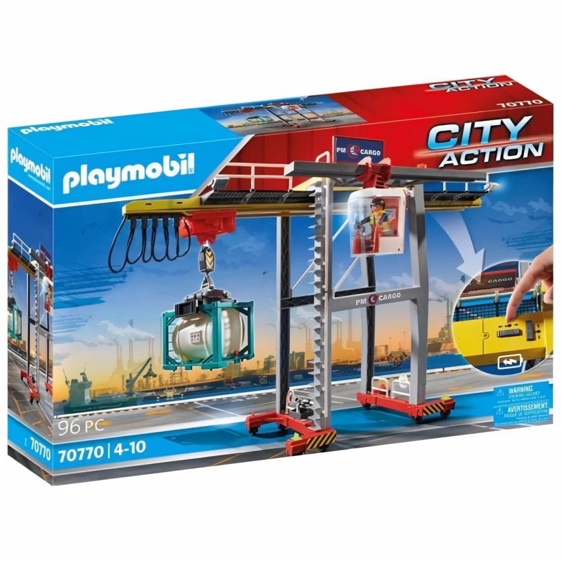 Playmobil - PLAYMOBIL - 70770 - Portique de chargement pour conteneur - Playmobil