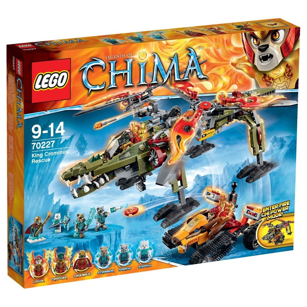 Lego - LEGO® Legends of CHIMA - Playthèmes - Le sauvetage du Roi Crominus - 70227 - Briques Lego