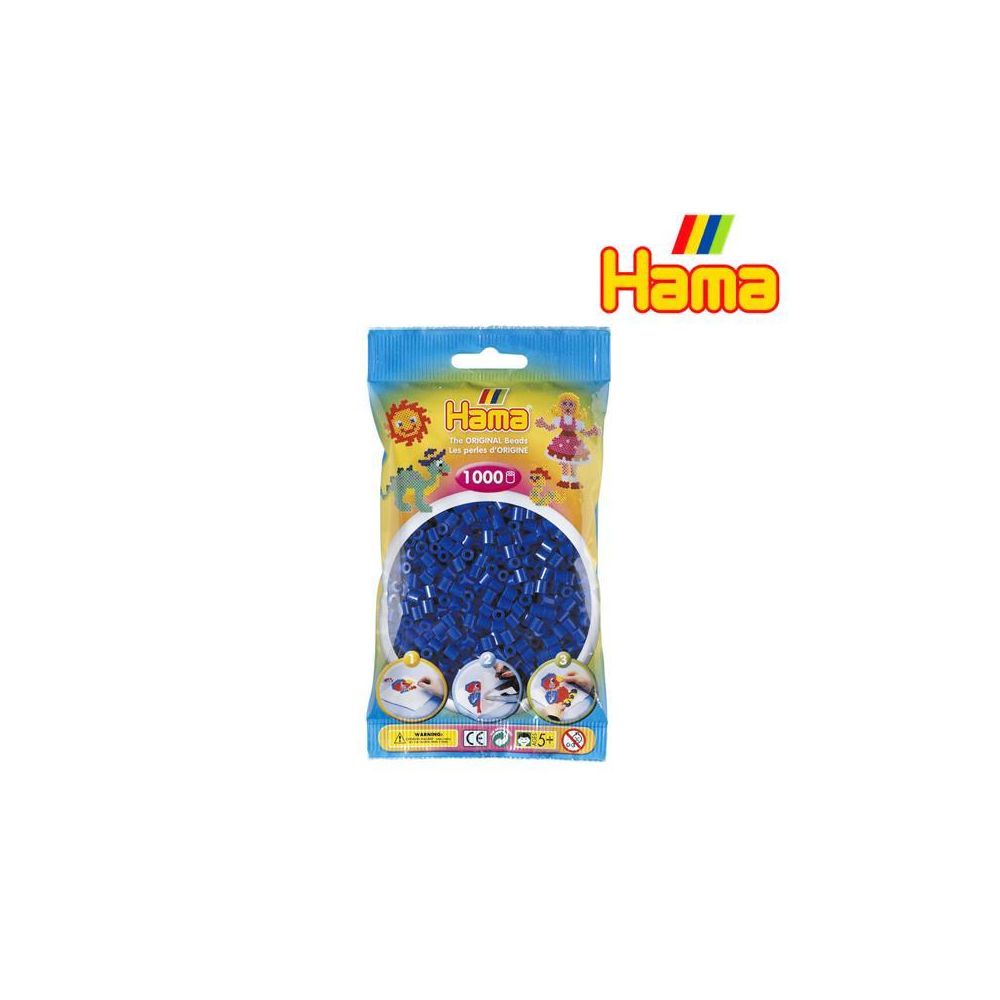 Hama - Hama 207-08 Perles en sachet - Bleu - Dessin et peinture