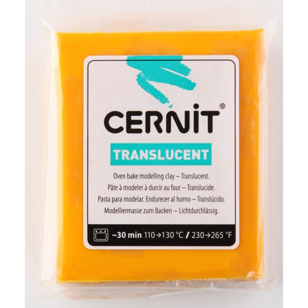 Cernit - Pâte Cernit Translucent 56 g Ambre (721) - Cernit - Modelage