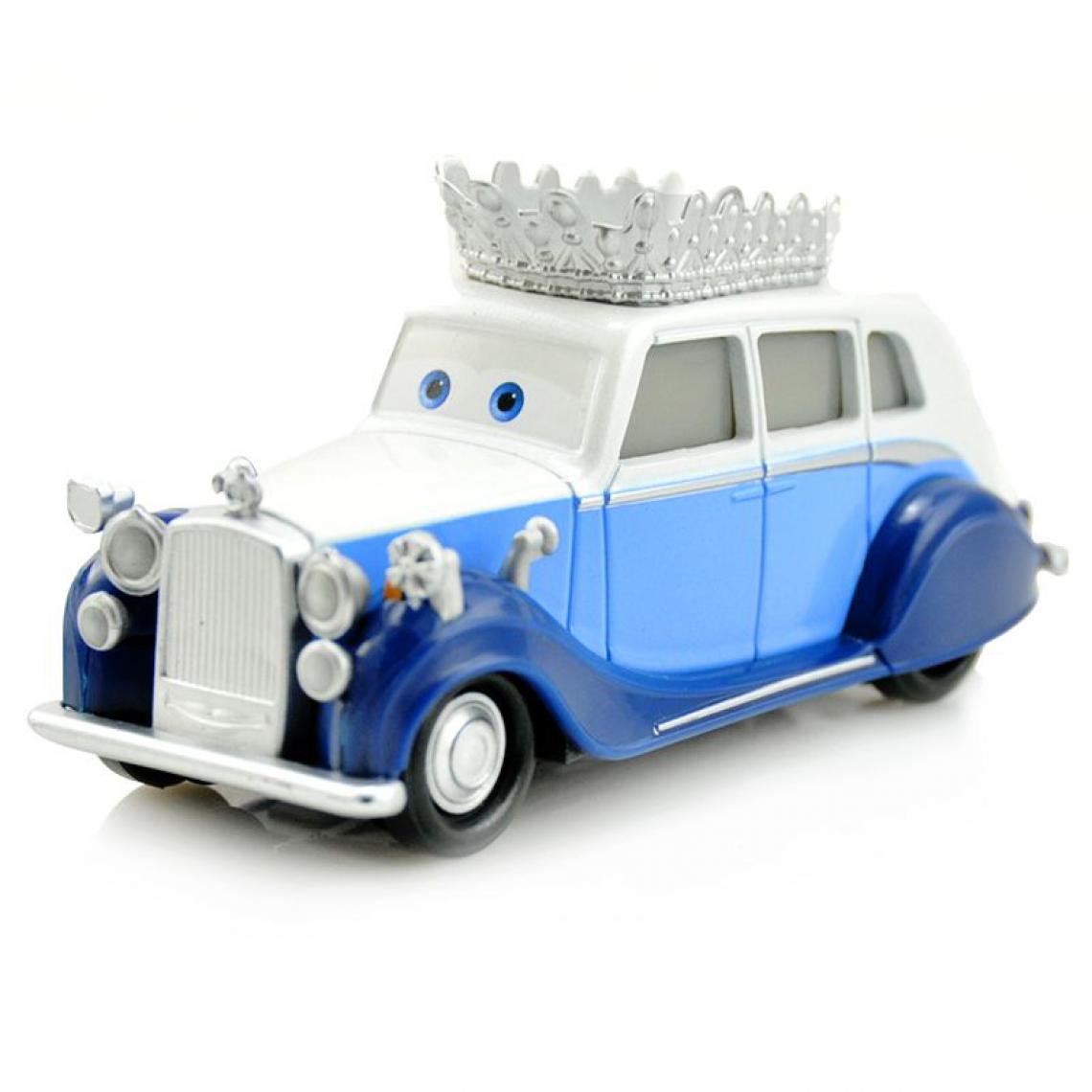 Generic - Camion Pixar Mack  avec 1 petit véhicule, 1:55 moulé ,emballage de film à bulles, 21*6.5*4.5cm - Blanc / Bleu  - Voitures