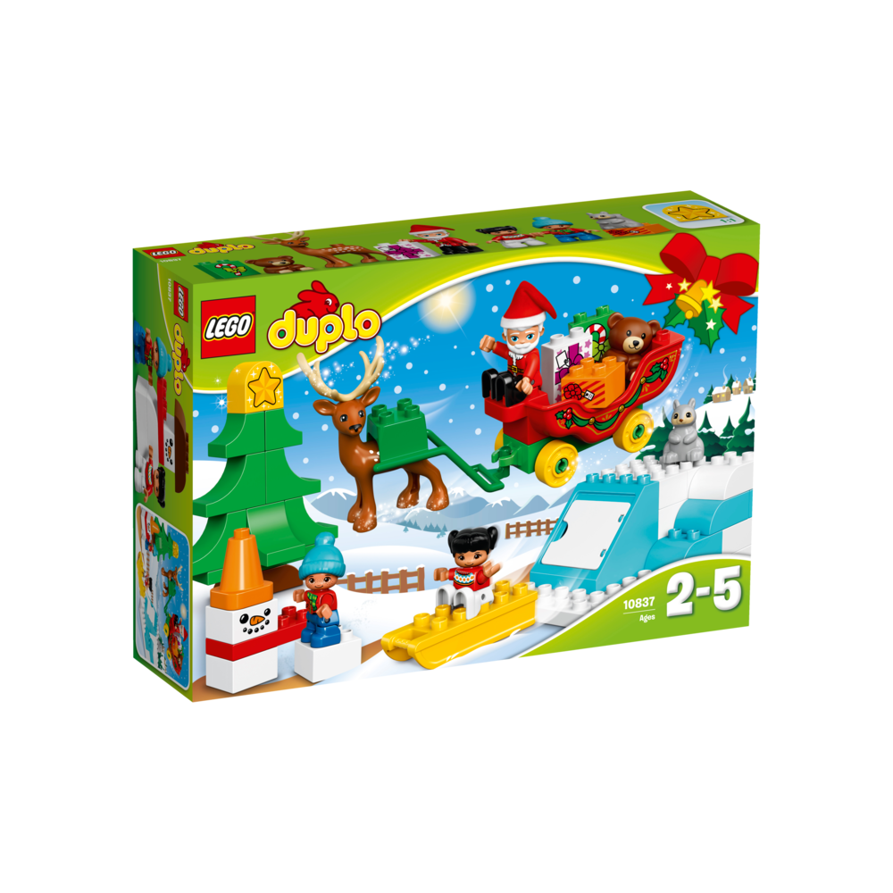 Lego - LEGO® DUPLO® Ma ville - Les vacances d'hiver du Père Noël - 10837 - Briques Lego