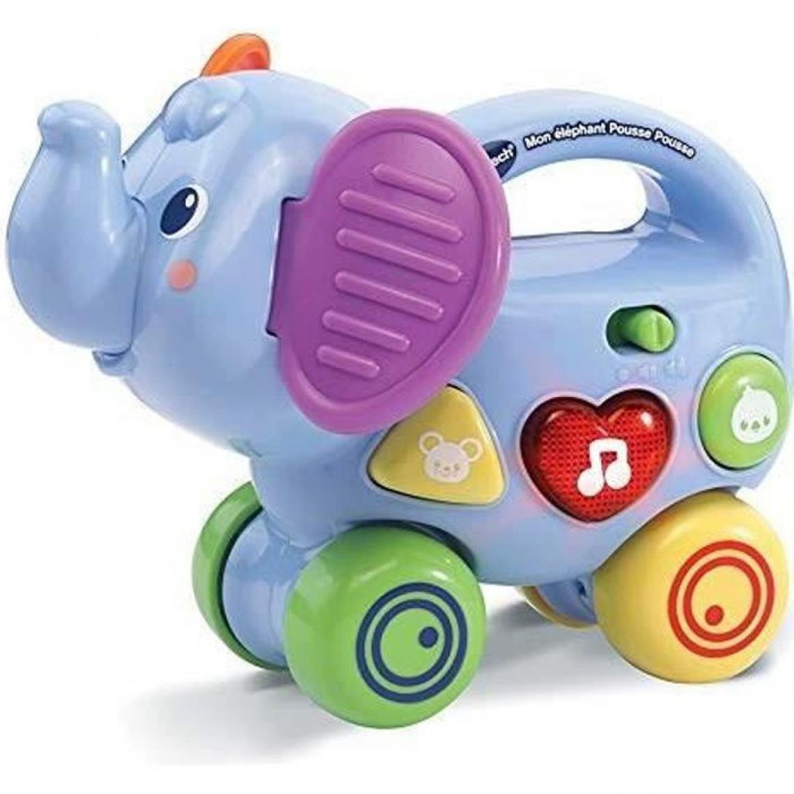 Vtech Baby - VTECH BABY - Mon éléphant Pousse Pousse - Jouets à empiler