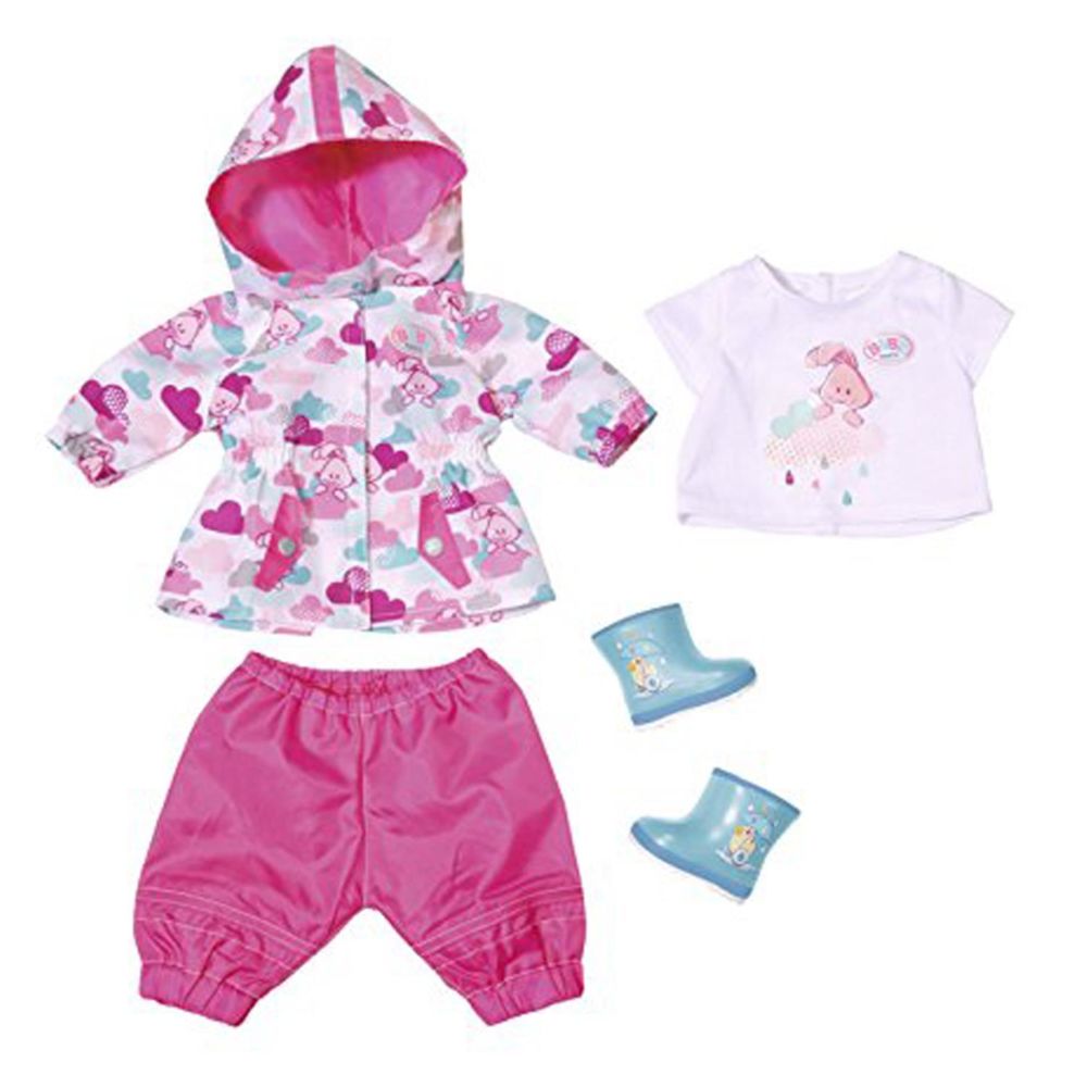 Zapf Creation - Zapf Creation 823781 Les vêtements de pluie Deluxe pour Baby Born - Maisons de poupées