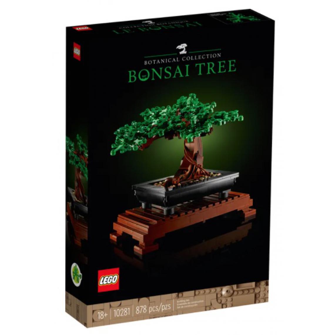 Lego - LEGO Creator Expert 10281 Bonsai loisir créatif pour adultes, kit de décoration botanique DIY - Briques Lego